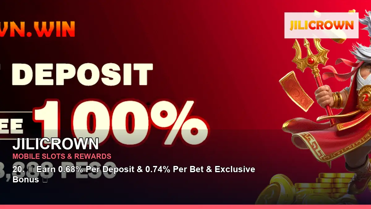 JILICROWN mobile slot promotions and casino games for Philippine players