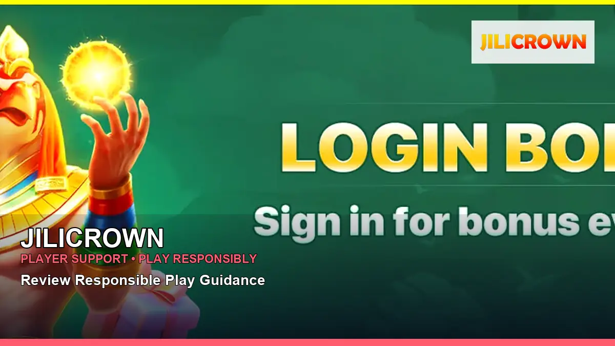 JILICROWN player support and responsible gaming guide for Philippine players